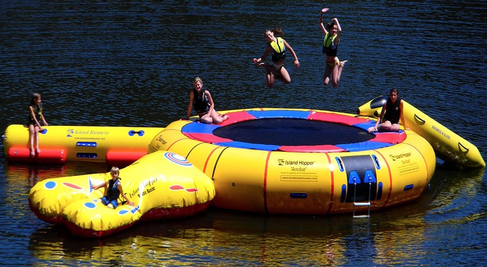 Outrageously Fun Games to Play on Your Floating Trampoline or Water Bouncer