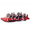 Island Hopper 10 Person Banana Boat Tube - Red Shark version