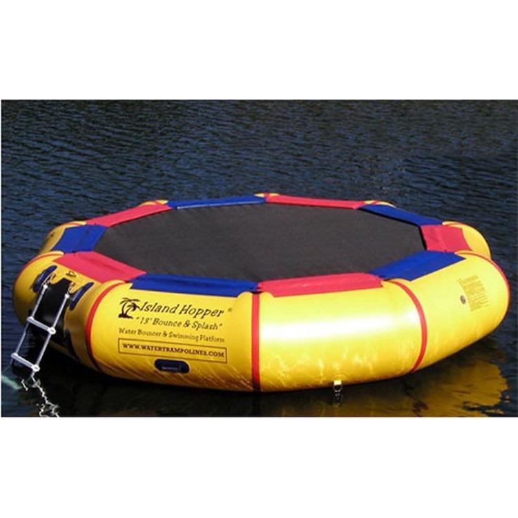 Island Hopper Water Bouncer - 13ft Bounce N Splash Inflatable Water Bouncer