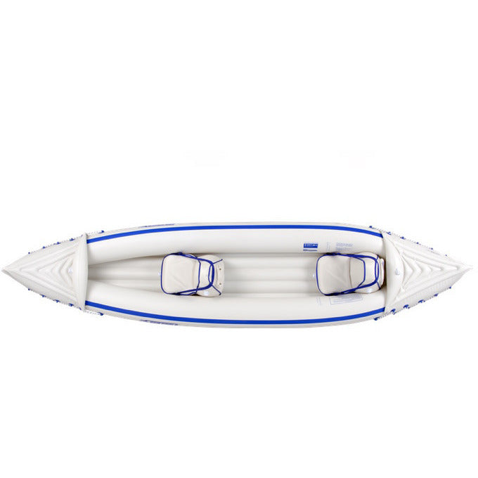 Sea Eagle 370 Sport Inflatable Kayak top view. 