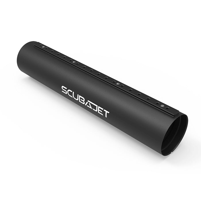 ScubaJet XR Tube - Black with white text logo.