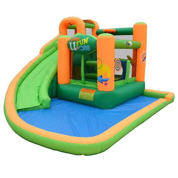 KidWise Endless Fun 11 in 1 Inflatable Bounce House and Water Slide