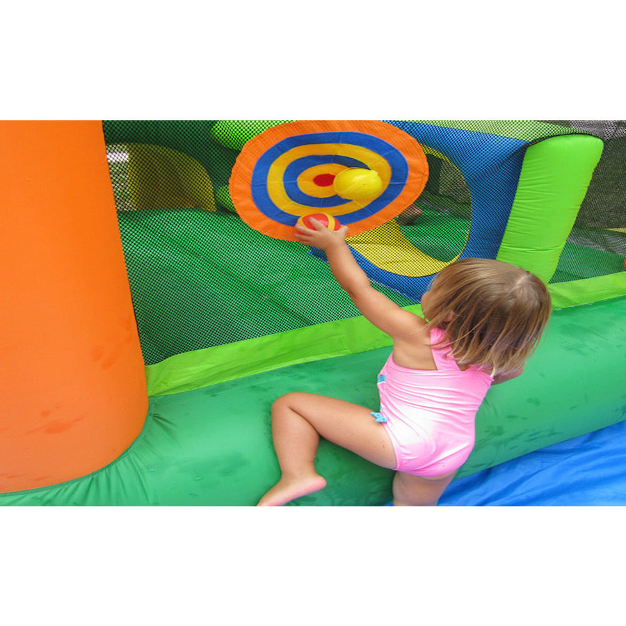 KidWise Endless Fun 11 in 1 Inflatable Bounce House and Water Slide