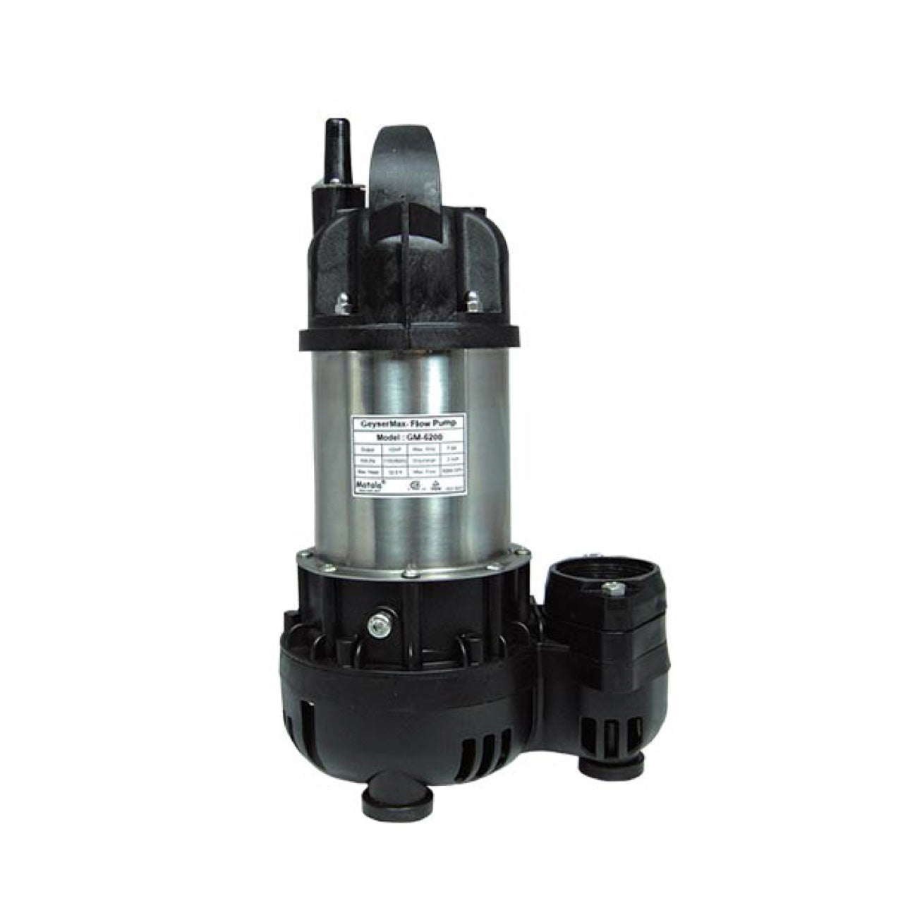 Matala GM-3200 1/5hp Geyser MaxFlow. Silver and Black