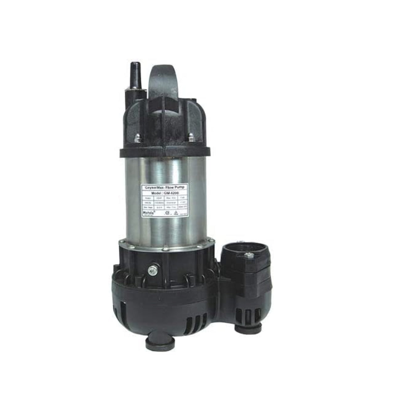 Matala GM-6200 3/4hp Geyser MaxFlow. Silver and Black