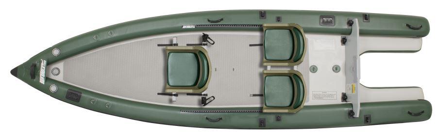 Sea Eagle Tandem Green Swivel Seats